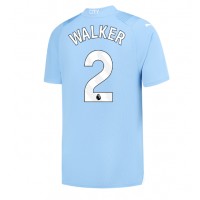 Manchester City Kyle Walker #2 Hemmatröja 2023-24 Korta ärmar